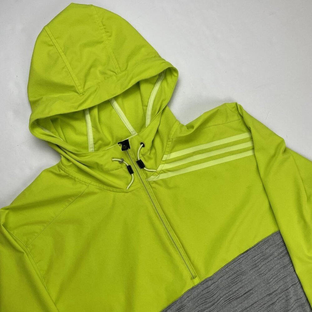 ADIDAS Climalite 1/2 Zip Hoodie Activewear Men’s XL Vapordry Running Light Poly